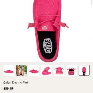 Women Electric Pink Canvas Slip-On